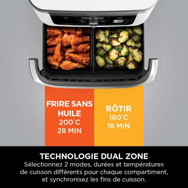 Friteuse sans huile Ninja Foodi Flex 10,4 L AF500EU