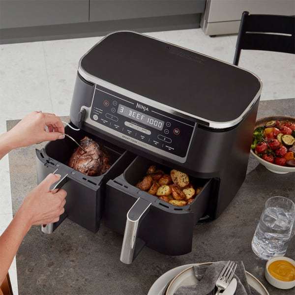 Friteuse sans huile Ninja Foodi MAX DualZone avec système Smart Cook AF451EU