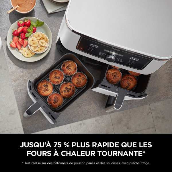 Friteuse sans huile Ninja Foodi MAX DualZone Blanche 9,5L AF400EUWH