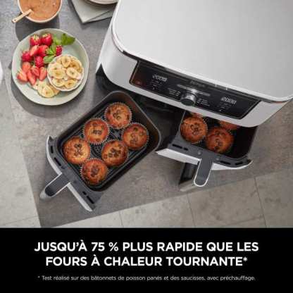 Friteuse sans huile Ninja Foodi MAX DualZone Blanche 9,5L AF400EUWH