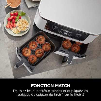 Friteuse sans huile Ninja Foodi MAX DualZone Blanche 9,5L AF400EUWH