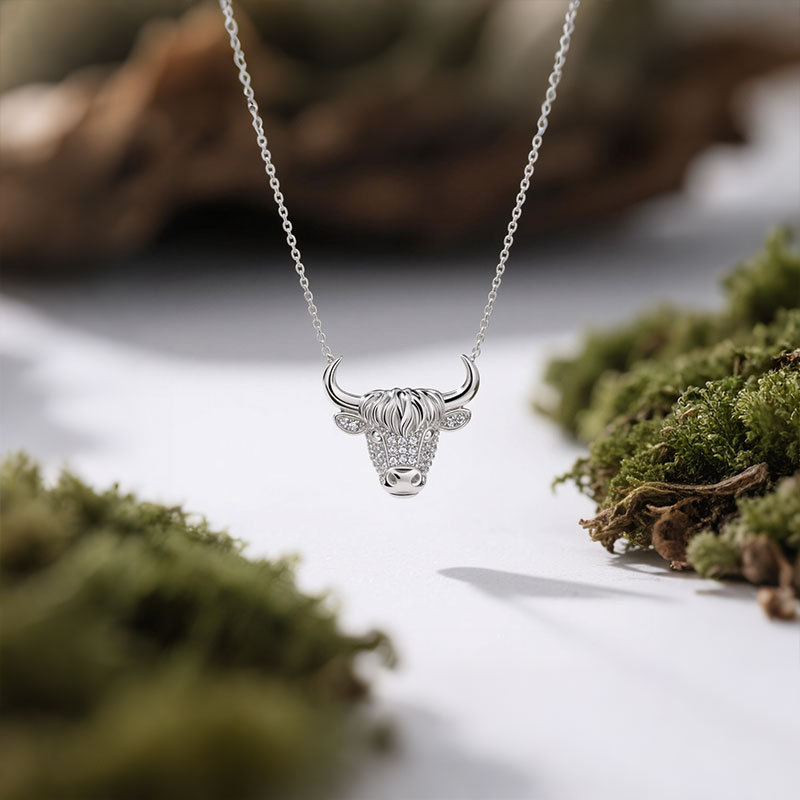 Anyes Highland Cattle Necklace
