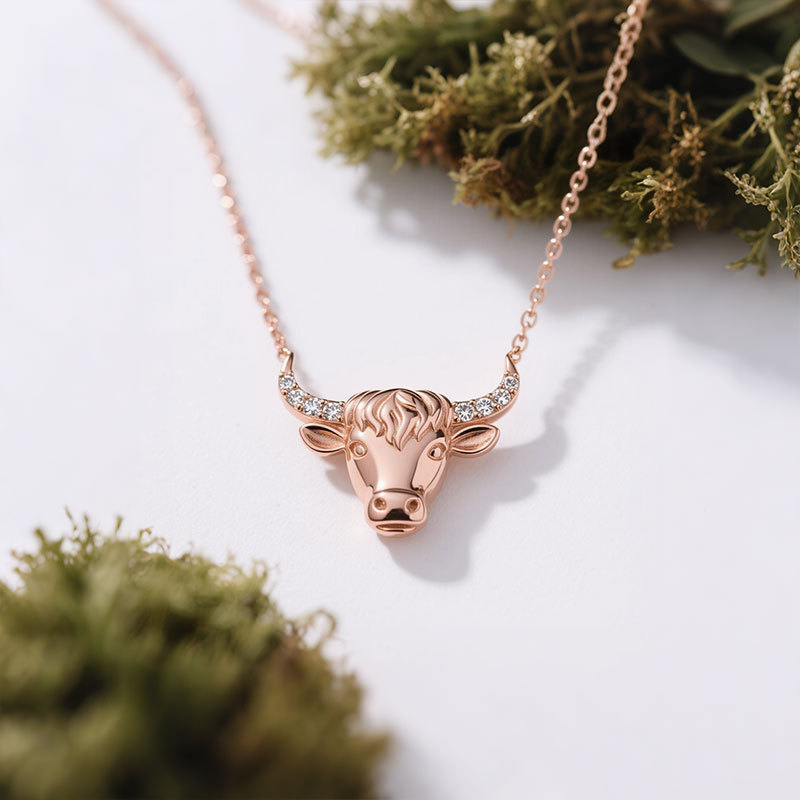 Anyes Highland Cattle Necklace