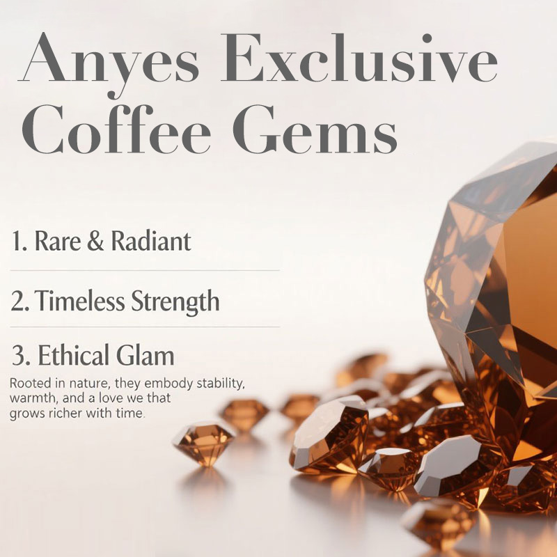 Anyes Coffee Heart Cut Maine Coon Bangle Bracelet