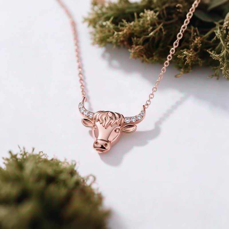 Anyes Highland Cattle Necklace