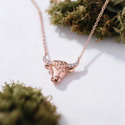 Anyes Highland Cattle Necklace