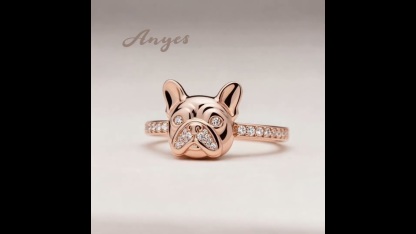 Anyes Bulldog Cocktail Ring