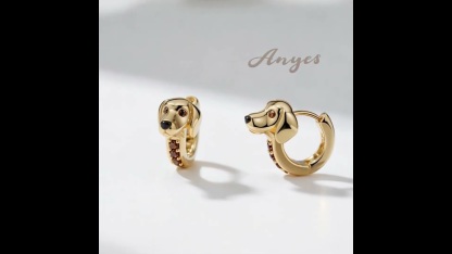 Anyes Dachshund Coffee Cocktail Ring