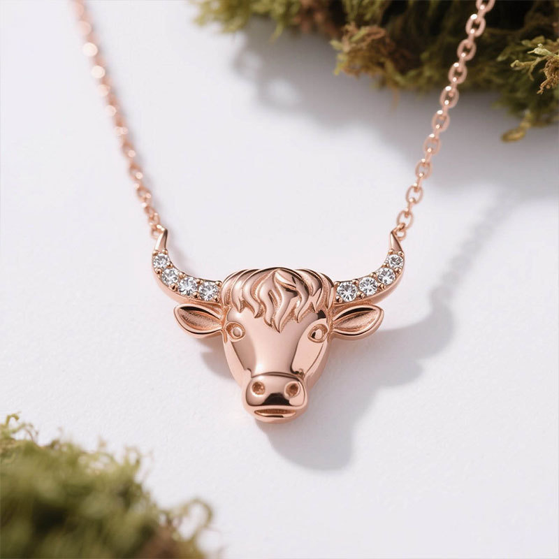 Anyes Highland Cattle Necklace