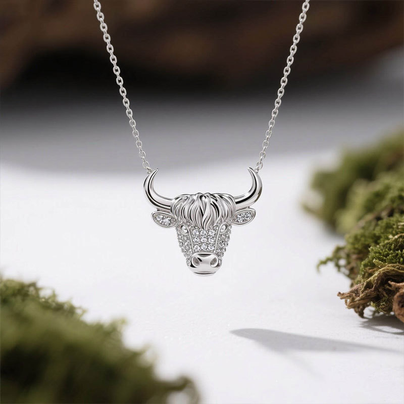 Anyes Highland Cattle Necklace