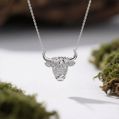 Anyes Highland Cattle Necklace