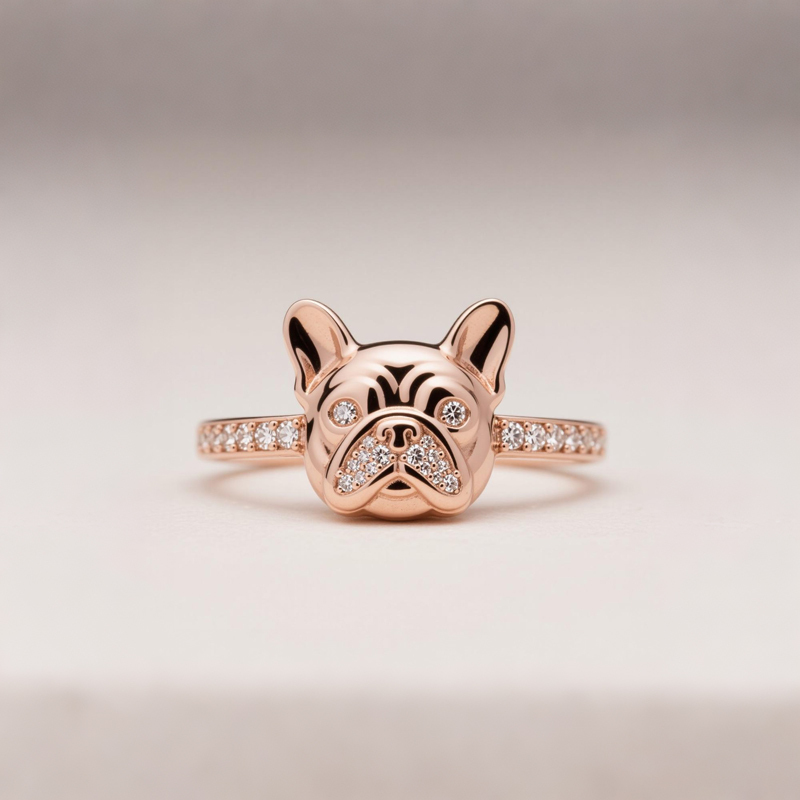 Anyes Bulldog Cocktail Ring