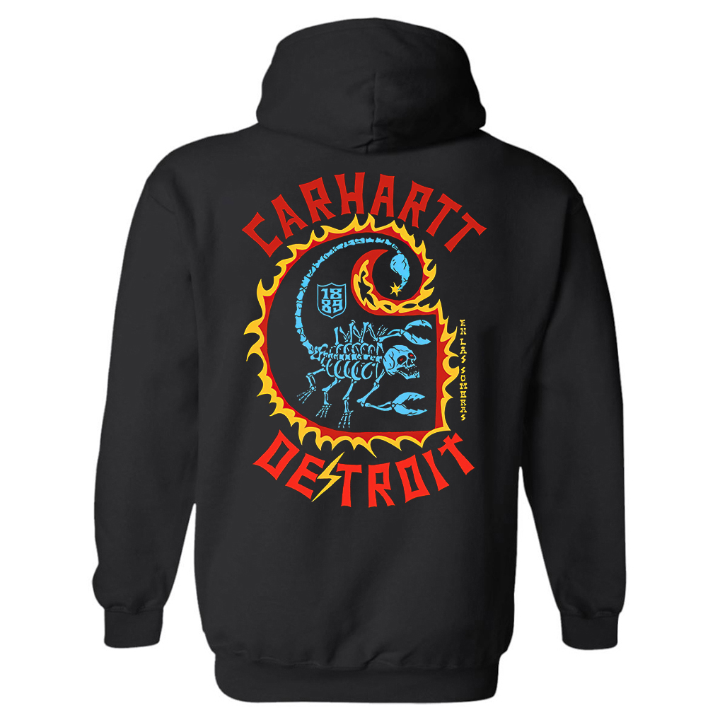 Carhartt Detroit Printed Men's Hoodie-surfincurse