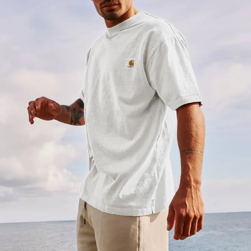 Casual Surf Printed Men's T-shirt Image - 1