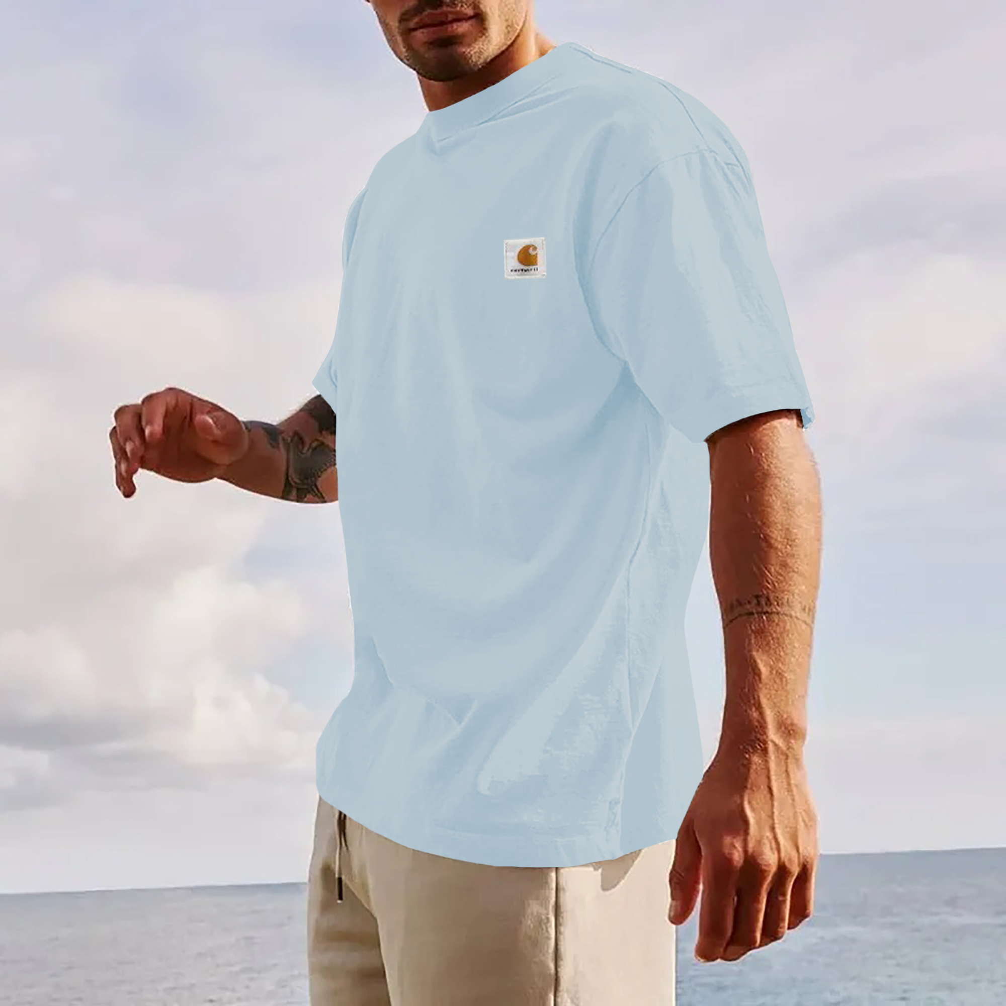 Casual Surf Printed Men's T-shirt