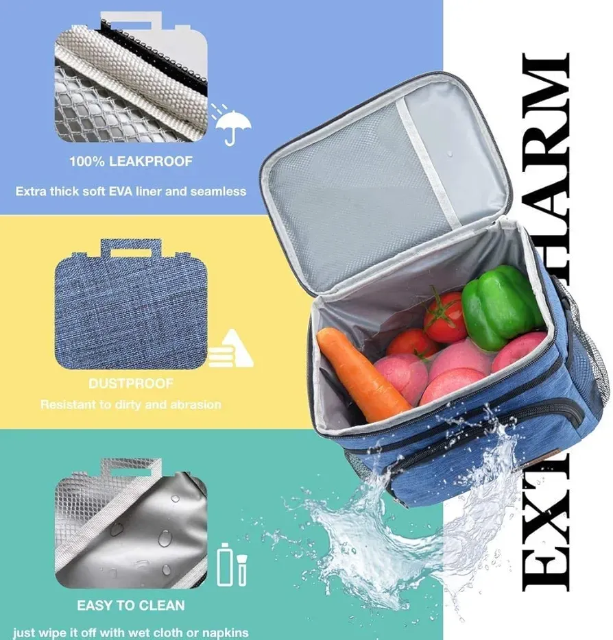 ExtraCharm Insulated Lunch Bag for Women/Men