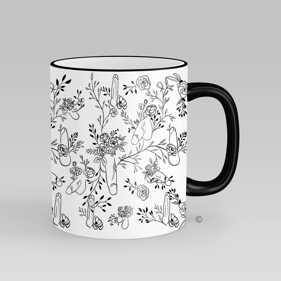 Floral Willy Mug