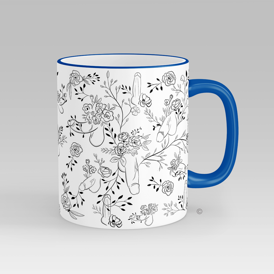 Floral Willy Mug