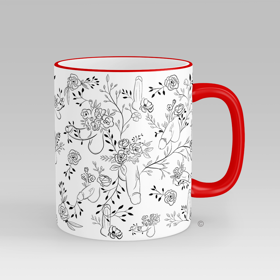Floral Willy Mug