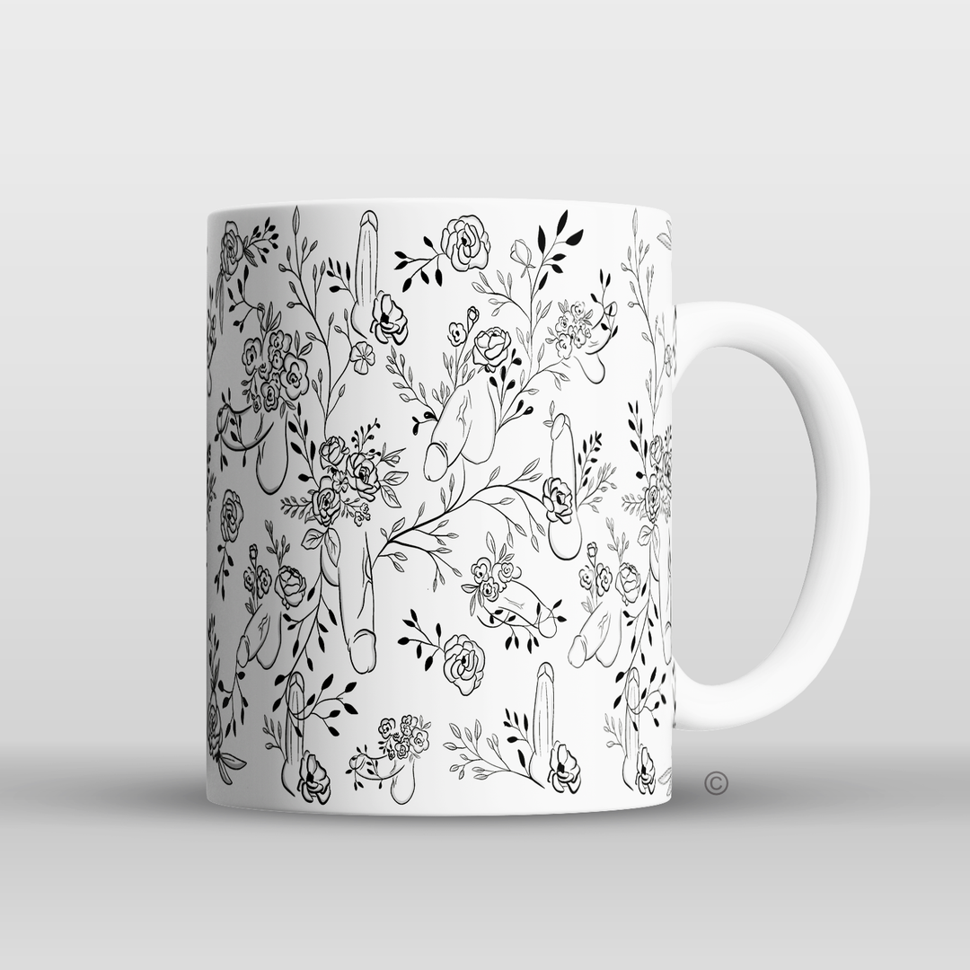 Floral Willy Mug