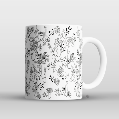 Floral Willy Mug