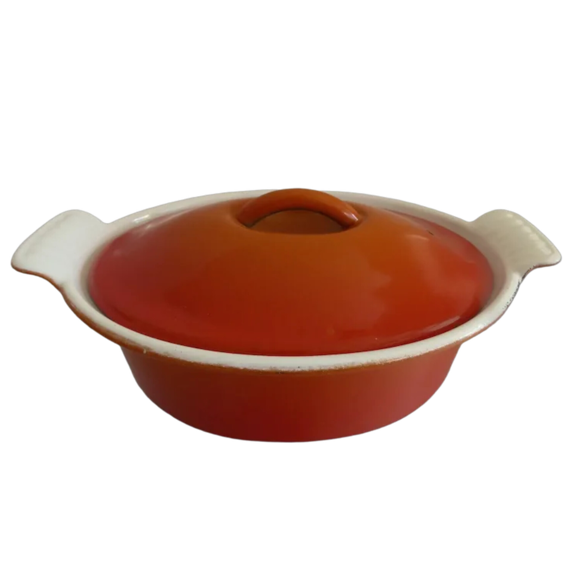 Descoware Enamel Cast Iron Divided Lidded Baking Dish