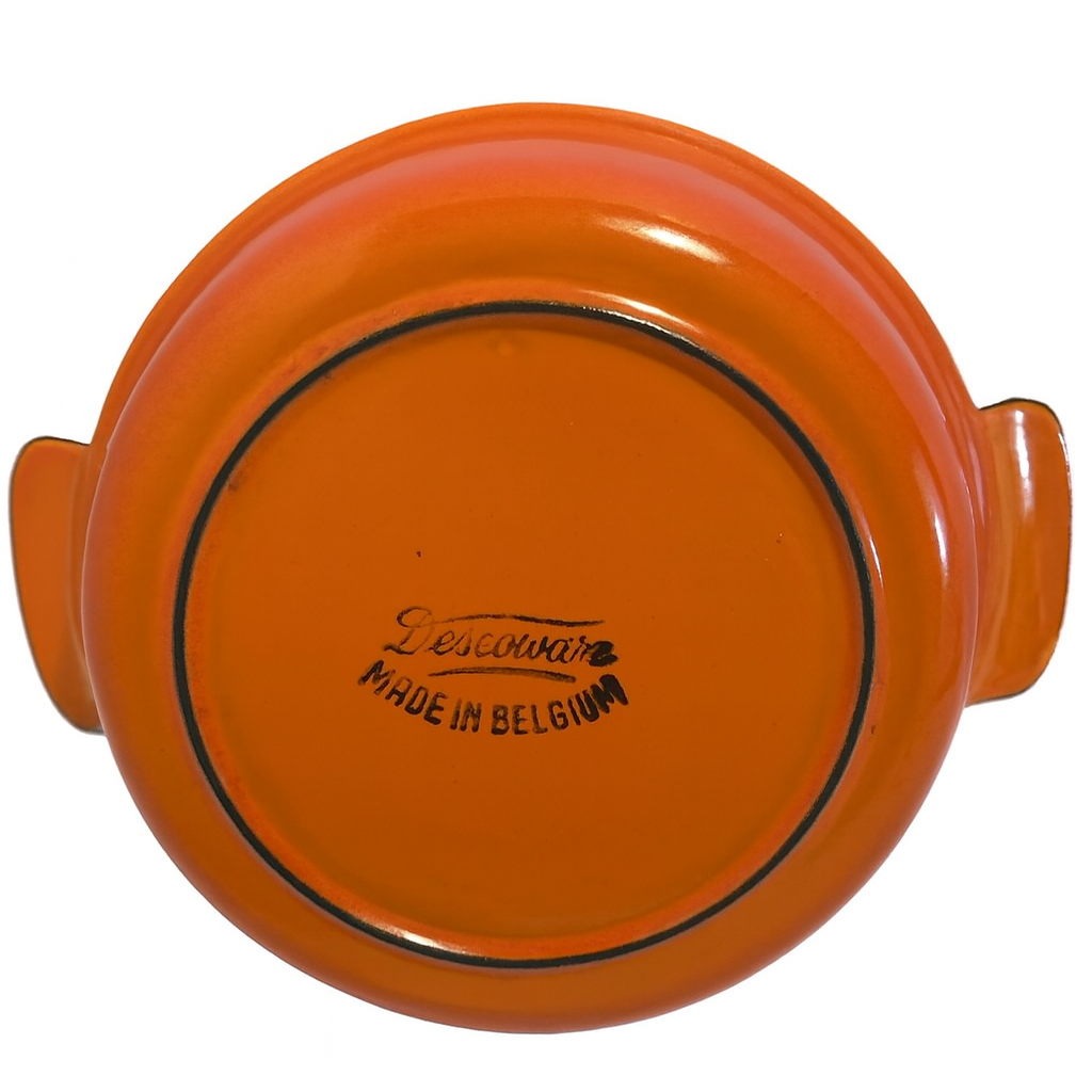 Descoware Enamel Cast Iron Divided Lidded Baking Dish