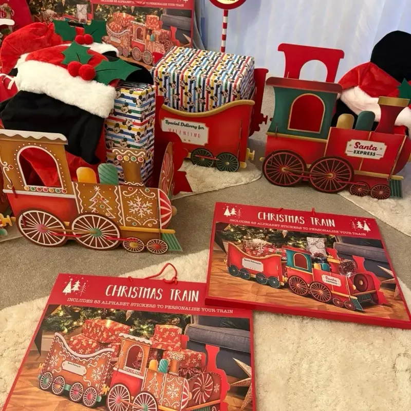 🚂 Santa Express Christmas Magic Train Gift Holder - PREMIUM EDITION