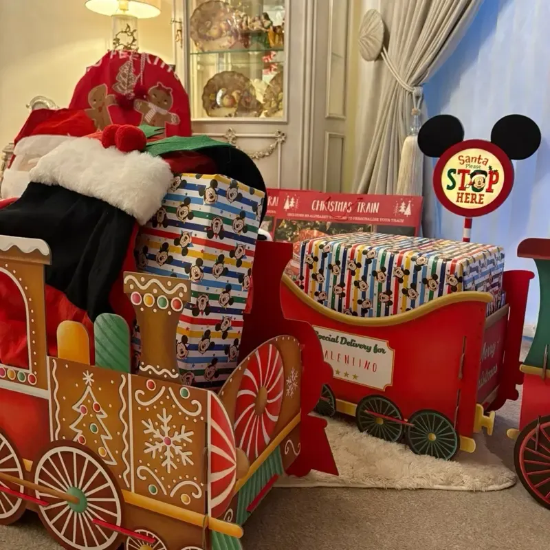 🚂 Santa Express Christmas Magic Train Gift Holder - PREMIUM EDITION