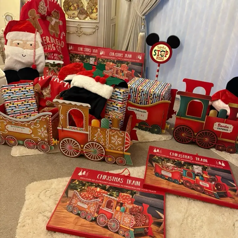 🚂 Santa Express Christmas Magic Train Gift Holder - PREMIUM EDITION