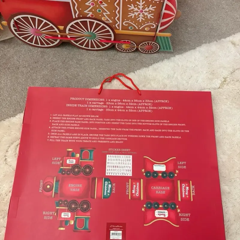 🚂 Santa Express Christmas Magic Train Gift Holder - PREMIUM EDITION