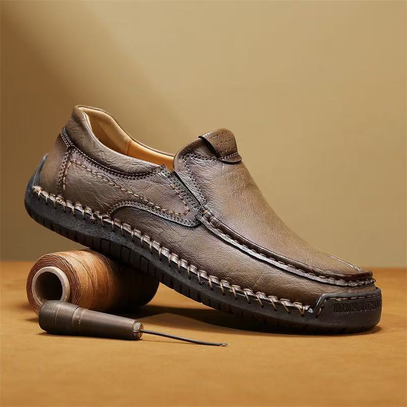 ⏰Promotion - 50% OFF🔥VECTOSOLE®Men's Handcrafted Genuine Leather Orthopedic Loafers 