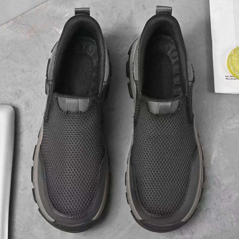 Men's Handmade Cowhide Orthopedic Breathable Walking Shoes