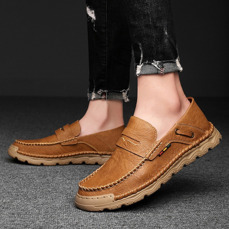 VECTOSOLE Men's Handcrafted Orthopedic Slip-On Loafers