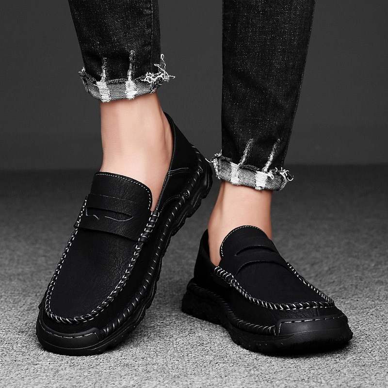 VECTOSOLE Men's Handcrafted Orthopedic Slip-On Loafers