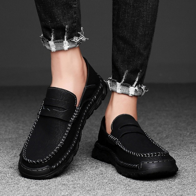 VECTOSOLE Men's Handcrafted Orthopedic Slip-On Loafers