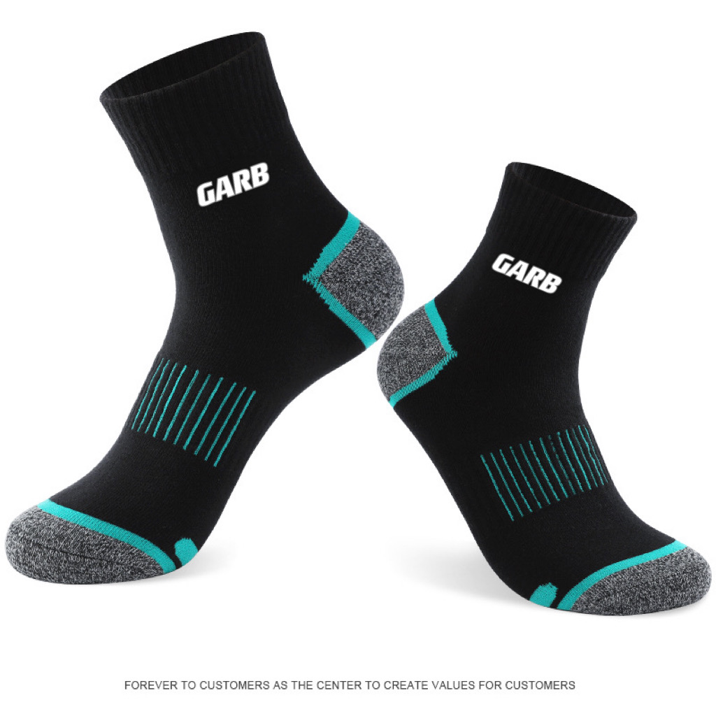 GRW Unisex Socks Breathable Comfortable Stretchable Thick Heel Ankle S