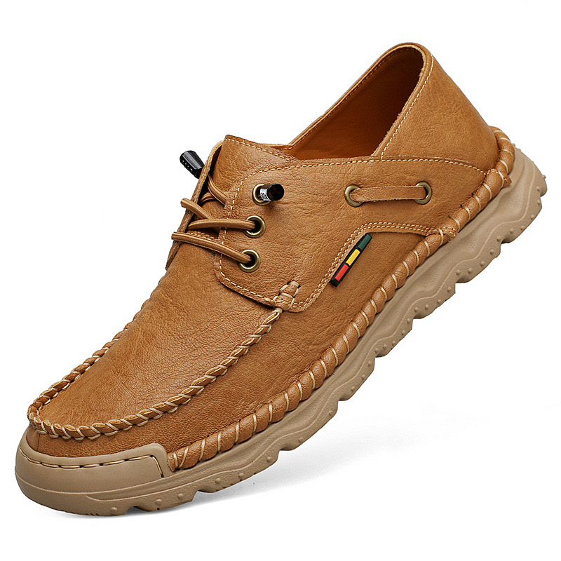GARB Handcrafted Leather Slip-On Loafers – Arch Support & All-Day Comf