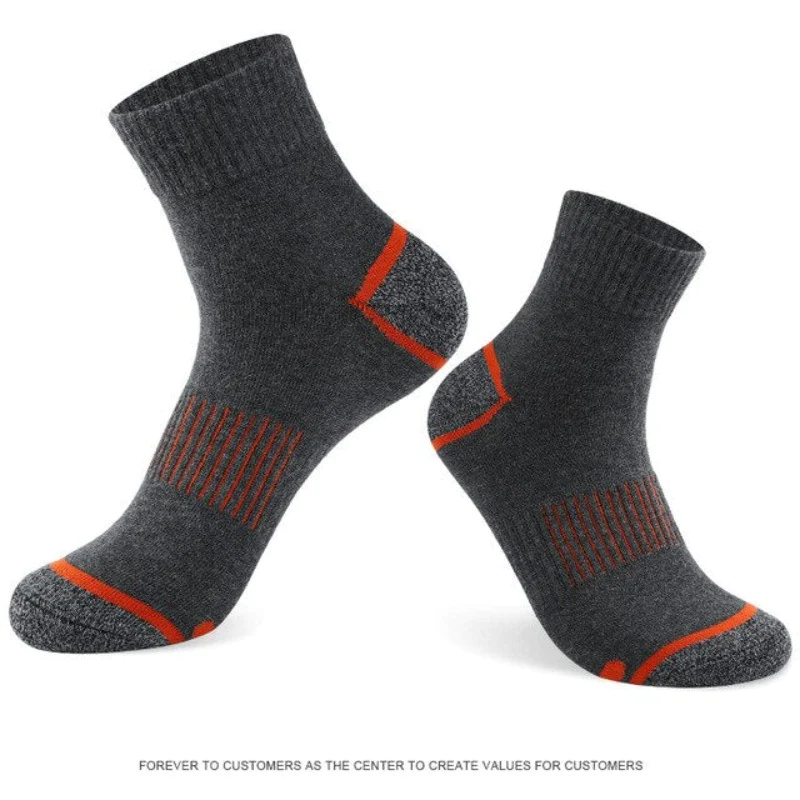 GRW Unisex Socks Breathable Comfortable Stretchable Thick Heel Ankle S