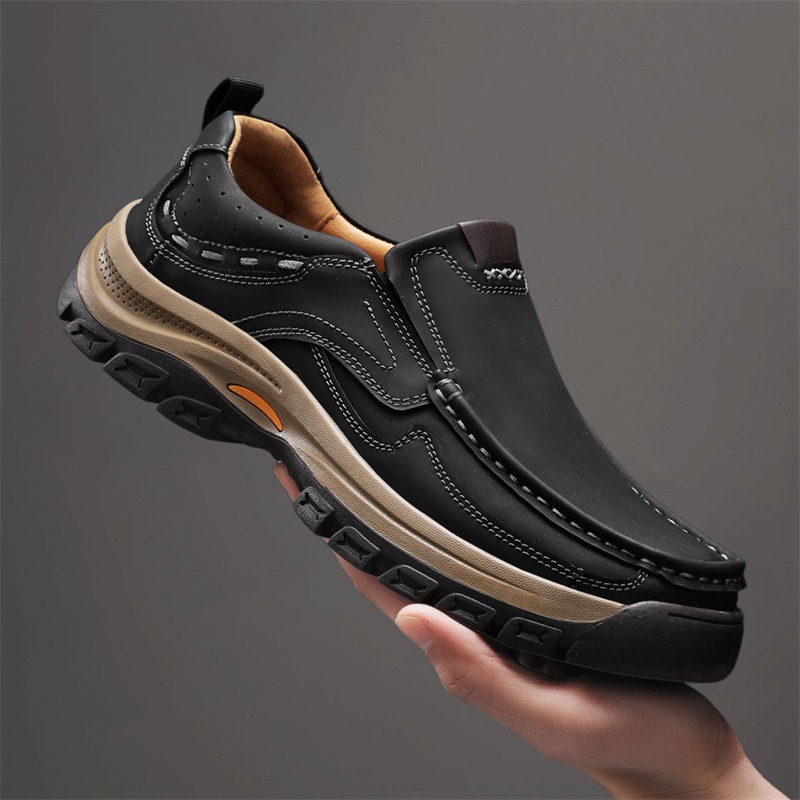 Handcrafted Men’s Comfort Slip-On Shoes