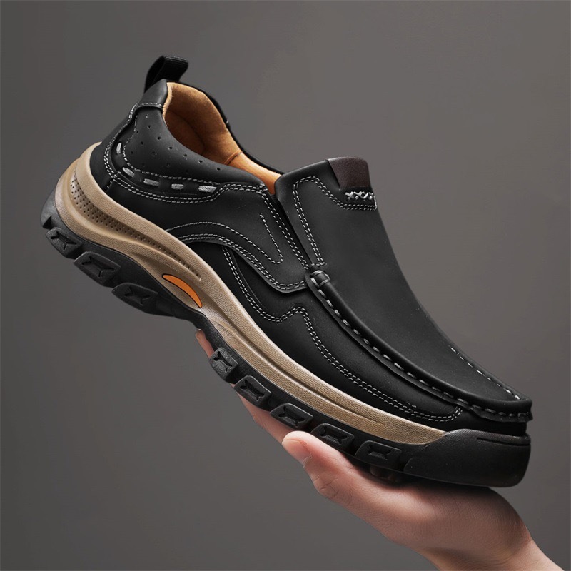 Handcrafted Men’s Comfort Slip-On Shoes