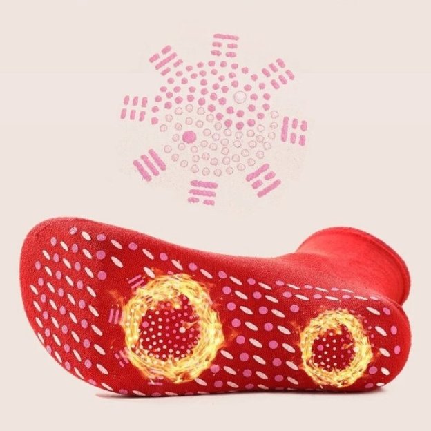 GARB® Unisex Heated Socks Anti-slip Warm Massaging Stockings