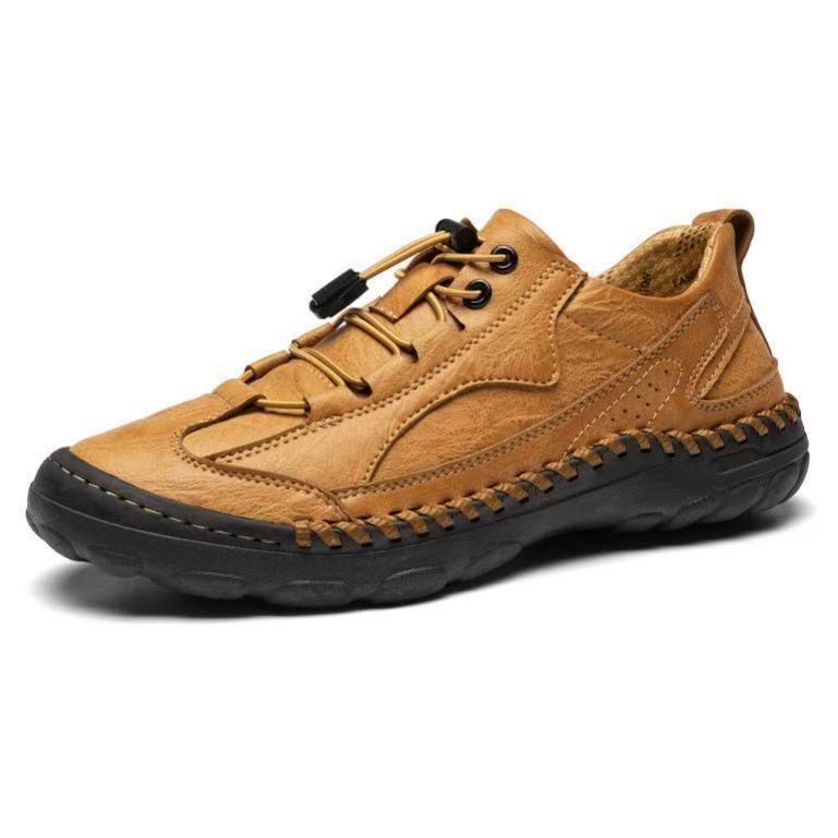 Premium Men’s Comfort Slip-Ons – Handmade Leather with Wide Toe Fit