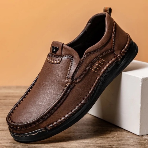 Premium Handmade Leather Loafers – All-Day Comfort & Easy Slip-On