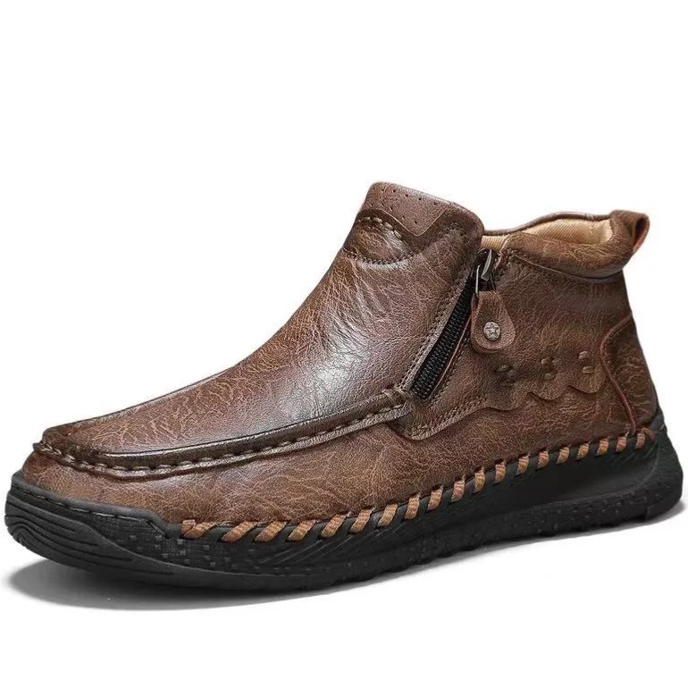 Everyday Comfort Shoes – Handmade Leather with Anti-Slip Sole