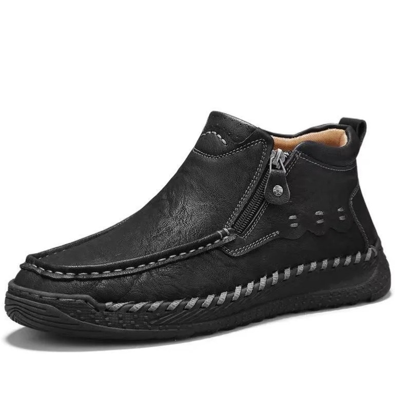 Everyday Comfort Shoes – Handmade Leather with Anti-Slip Sole