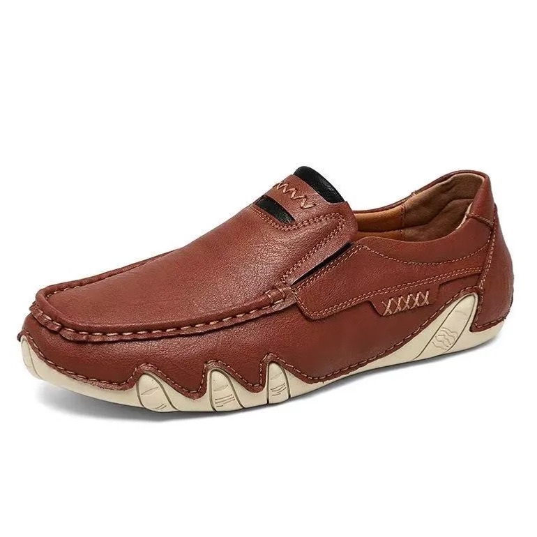 Men’s Orthopedic Loafers – Wide Toe Box & Arch Support Cushioning