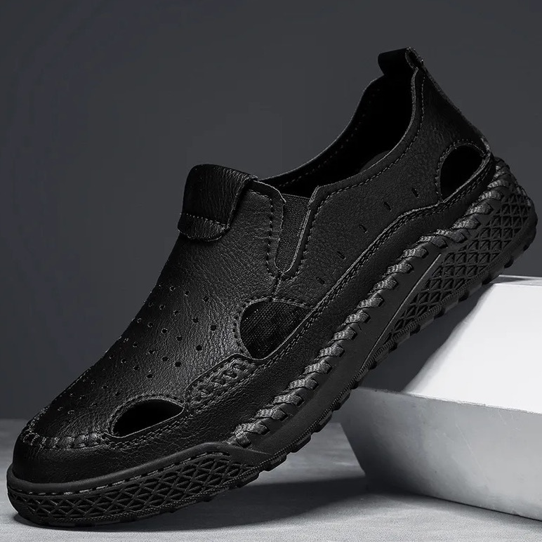 Men's Anti-Slip Hollow Breathable Sandals