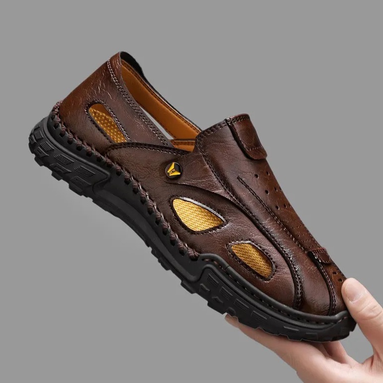 Summer Casual Closed Toe Mesh Sandals Men