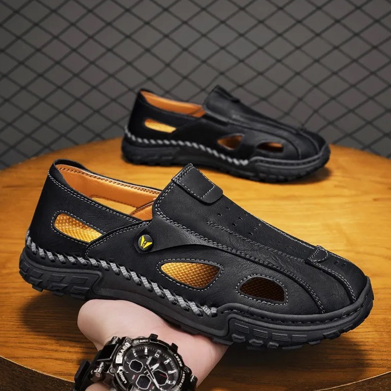 Summer Casual Closed Toe Mesh Sandals Men